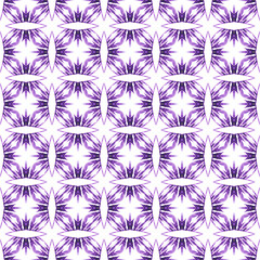 Oriental arabesque hand drawn border. Purple