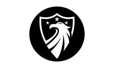 eagle shield protector vector logo