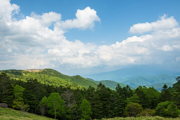 美ヶ原高原からの眺望