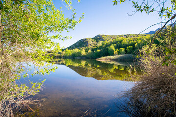 Bell Canyon Reservoir Reflection