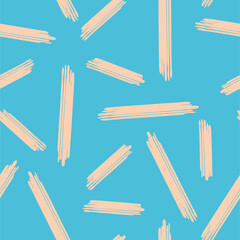 Abstract creative header pattern with random brush line. Modern artistic blue and pink background.
