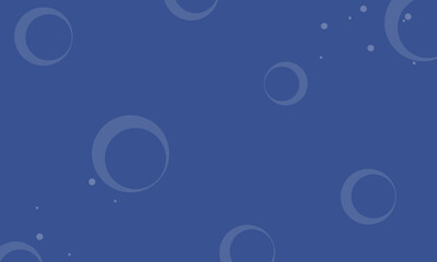 a blue background with circles
