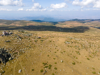 Aerial view of Vitosha Mountain, Bulgaria