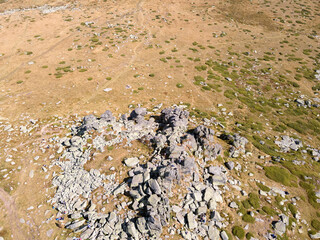 Aerial view of Vitosha Mountain, Bulgaria