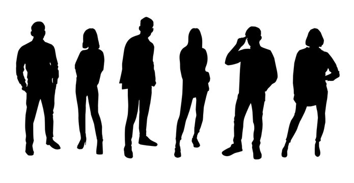 Vector  human team icons