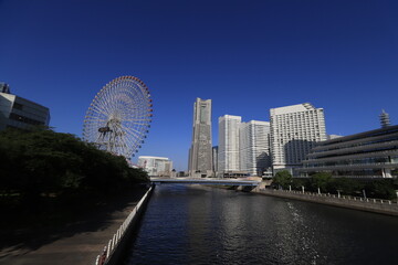 Fototapeta premium みなとみらい コスモクロック 