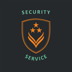 security service logo, suitable for logos related to security

