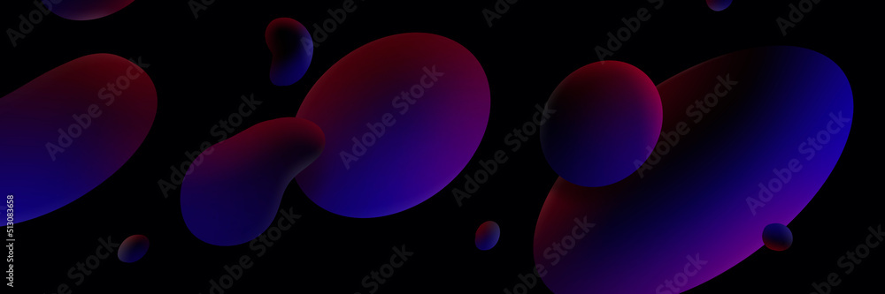 Aufkleber abstract oil in water. macro style photography. shape color gradient for background and wallpaper