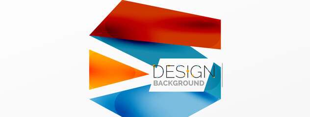 Background color abstract overlapping lines. Minimal composition vector illustration for wallpaper banner background or landing page