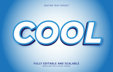 editable text effect, Cool style