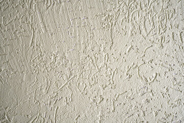 Background of gray old concrete wall. Texture - plastered wall