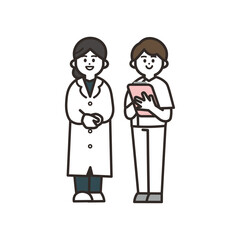 女医と看護師