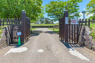 Goryokaku Site, one of the  Special Historic Sites of Japan in Hakodate City, Hokkaido Circuit Prefecture, Japan.