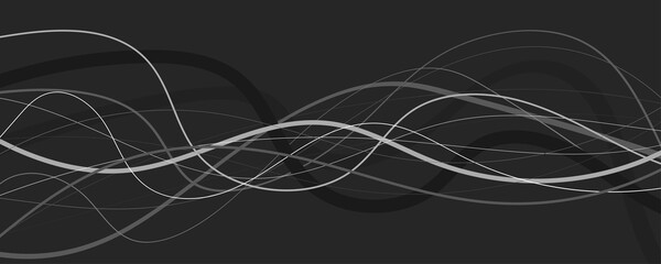 Wavy hand drawn lines