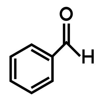 Benzaldehyde Chemical Compound Flat Icon