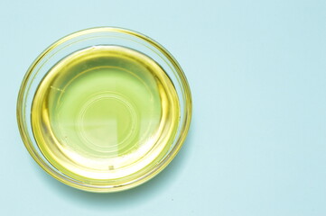 a bowl of cooking oil
