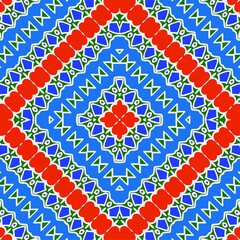 
Seamless vector background with repeat pattern. multicolored  mosaic. Perfect for fashion, textile design, cute themed fabric, on wall paper, wrapping paper, fabrics and home decor.