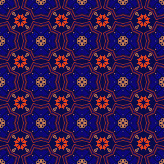 Floral Seamless Background Garden Nature Pattern Ornament Art