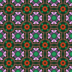 Floral Seamless Background Garden Nature Pattern Ornament Art