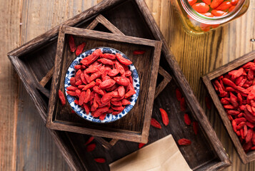 Traditional health food red wolfberry