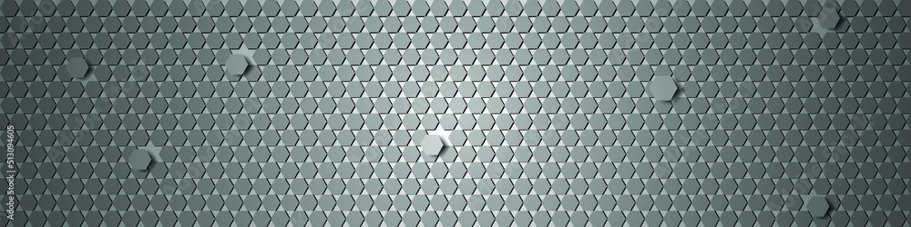 Poster abstract hexagon gray background with light and shadow. modern vector illustration
