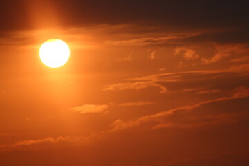 coucher de soleil avril 2020