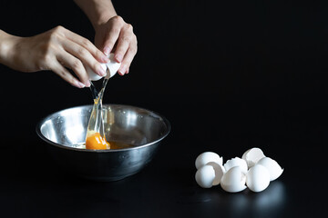 chef preparing egg