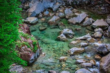 岐阜県中津川市　初夏の付知峡