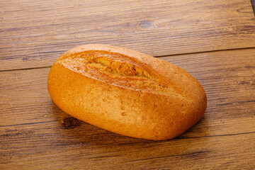Homemade crust Bread loaf isolated