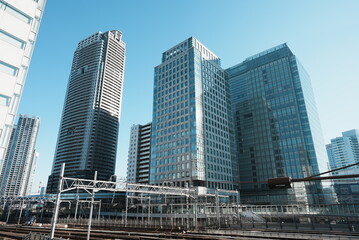 Fototapeta na wymiar 浜松町（大門）の高層ビル