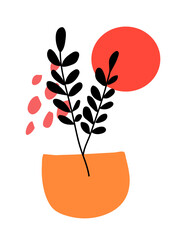 Botanical Boho Decorative Illustration