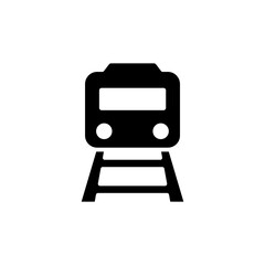 train signal icon flat style trendy stylist simple