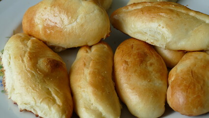 delicious pies stuffed with cabbage