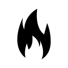 Fire Icon Vector Symbol Design Illustration