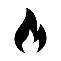 Fire Icon Vector Symbol Design Illustration