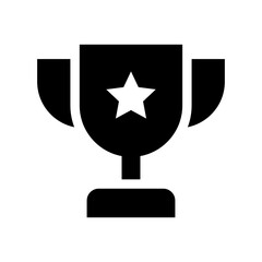 Trophy Icon Vector Symbol Design Illustration