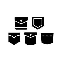 Pocket Icon Set Vector Symbol Design Illustration