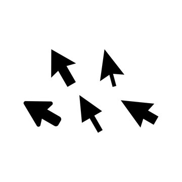 Cursor Icon Set Vector Symbol Design Illustration