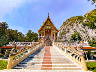 Wat Khao Daeng temple in Prachuap Khiri Khan, Thailand