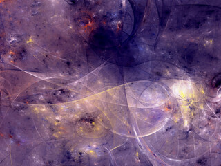 purple abstract fractal background 3d rendering illustration