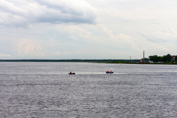 boats on the river