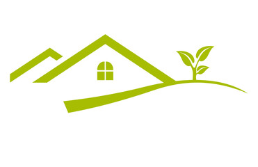 maison écologique logo