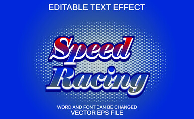 EDITABLE
TEXT EFFECT
speed racing