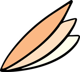 wings hand drawing doodle