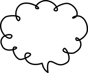 speech bubble cartoon comic