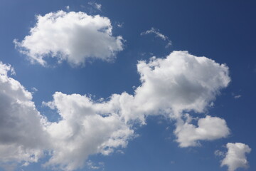 blue sky with clouds