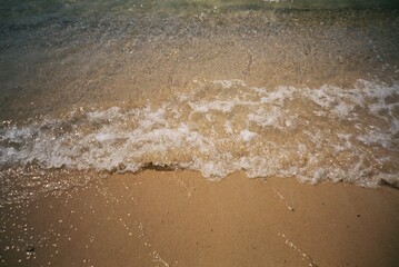 waves on the beach