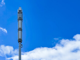 5G tower and sky