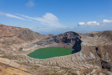 蔵王　蔵王山　お釜 　東北　山形　宮城　宮城蔵王　山形蔵王 　御釜