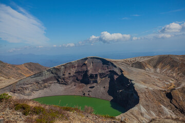 蔵王　蔵王山　お釜 　東北　山形　宮城　宮城蔵王　山形蔵王 　御釜
